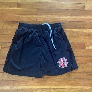 (BRAND NEW) Eric Emmanuel Shorts Basic Black and Red shorts